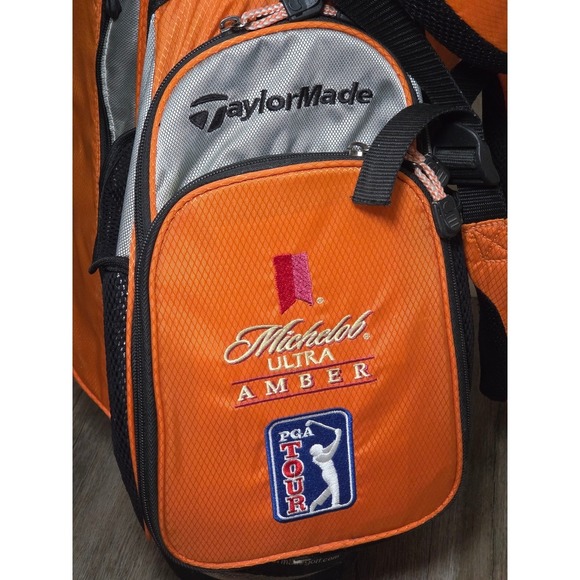 TaylorMade Michelob Ultra PGA Tour Golf Stand Bag with Mixed Club Set Great Deal